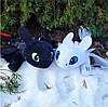 Мягкая игрушка Дневная Фурия и Ночная Фурия - Как приручить Дракона 25 см (2шт), фото 3