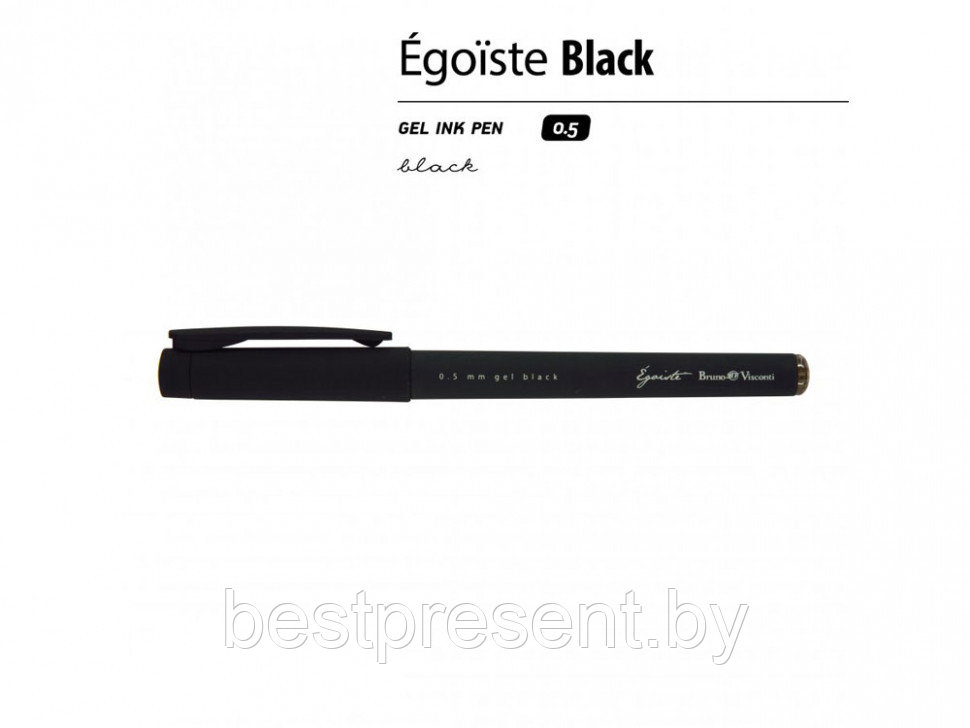 Ручка гелевая "Egoiste Black" черный - фото 2 - id-p221234548