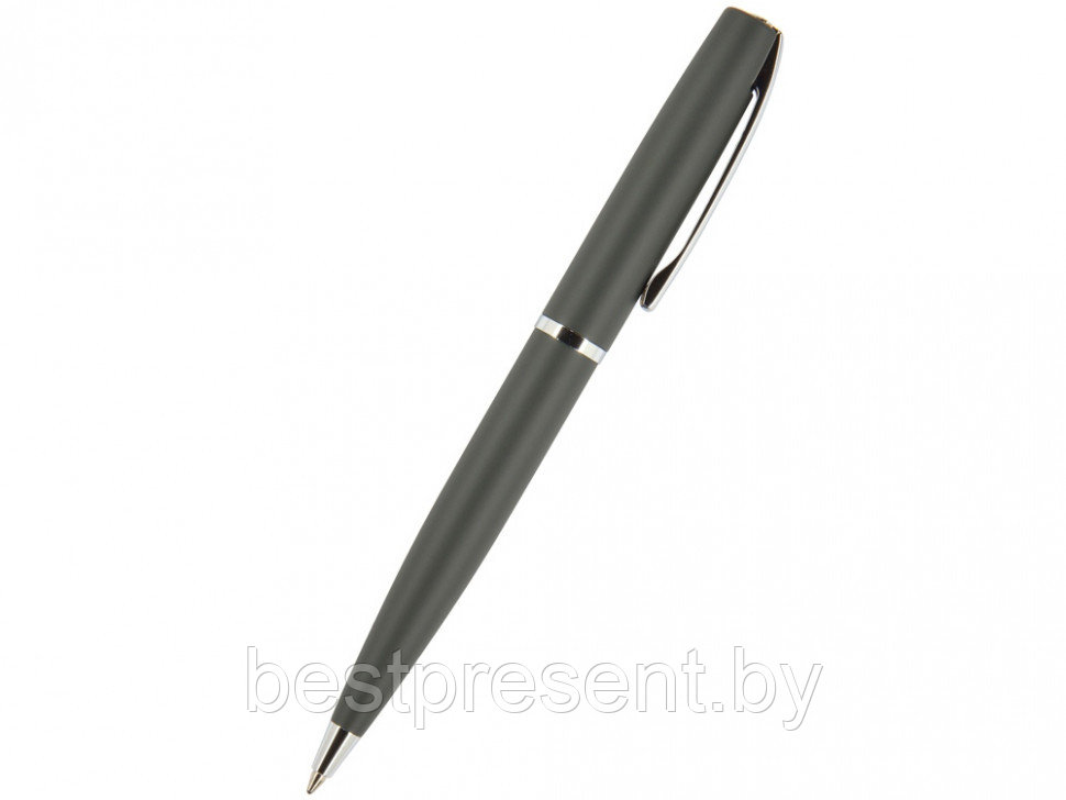 Ручка шариковая автоматическая "Sienna" серый/серебристый - фото 1 - id-p221234552
