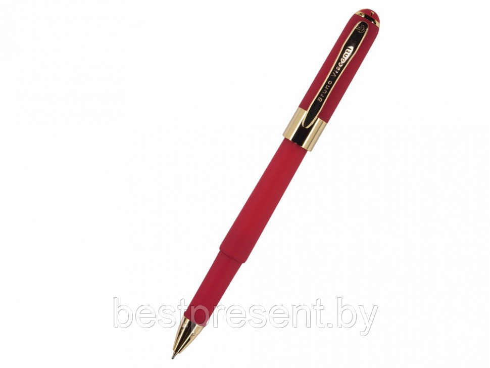 Ручка шариковая "Monaco" красный/золотистый - фото 1 - id-p221234555
