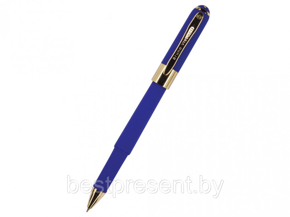 Ручка шариковая "Monaco" синий/фиолетовый/золотистый - фото 1 - id-p221234564