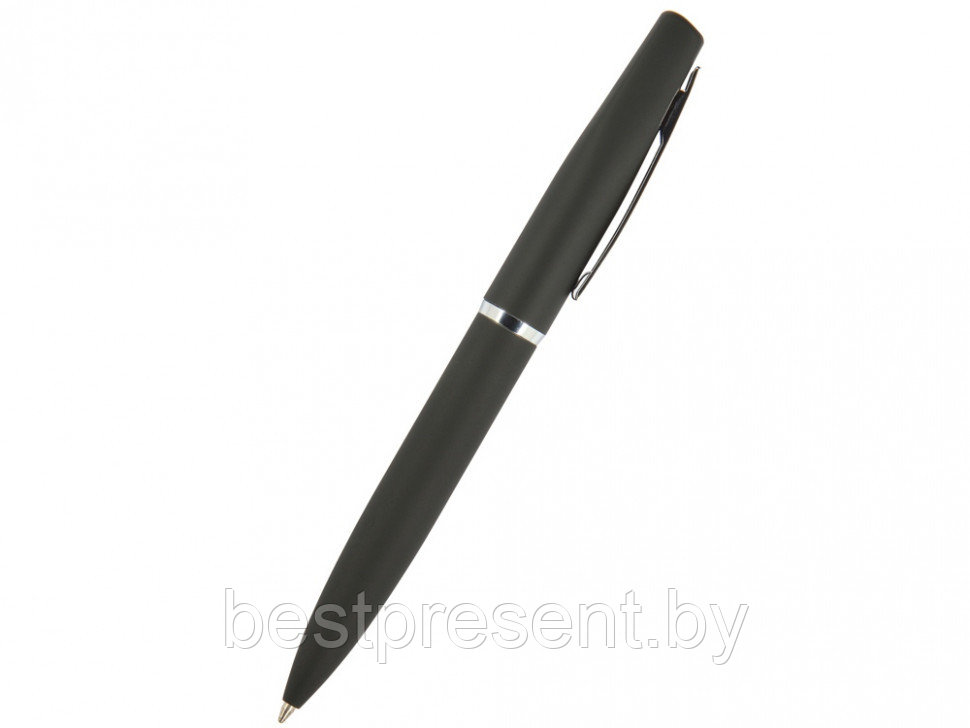 Ручка шариковая автоматическая "Portofino" черный/серебристый - фото 1 - id-p221234566