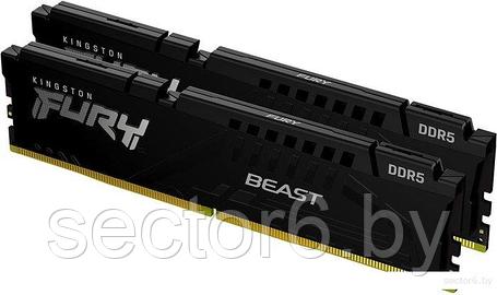 Оперативная память Kingston FURY Beast 2x8ГБ DDR5 6000 МГц KF560C40BBK2-16, фото 2