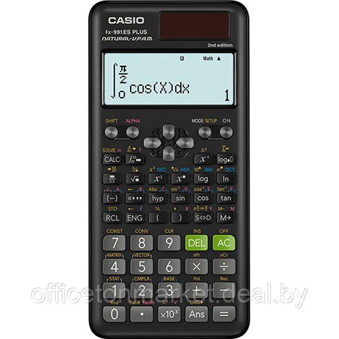 Калькулятор научный Casio "FX-991ES Plus 2", 417 функций, черный - фото 1 - id-p220792379