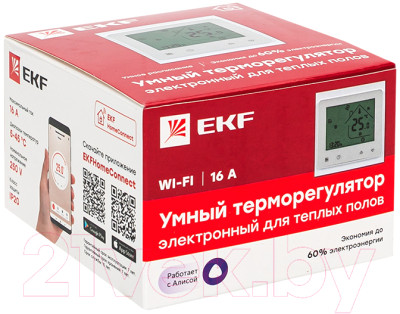 Терморегулятор для теплого пола EKF PROxima ett-4 - фото 5 - id-p221278626