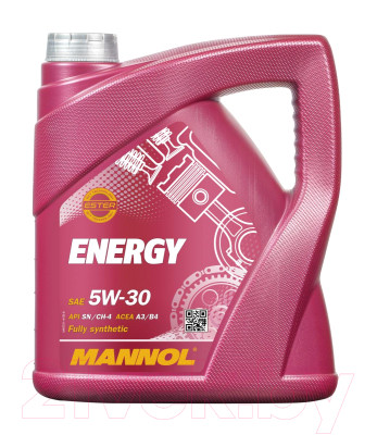 Моторное масло Mannol Energy 5W30 API SN/CH-4 A3/B4 / MN7511-5 - фото 1 - id-p221247517