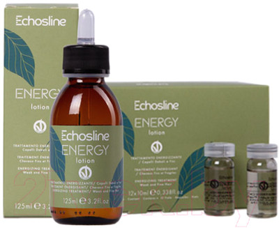 Лосьон для волос Echos Line Energy Veg New укрепл. действие, очищение и защита кожи головы - фото 2 - id-p221264406