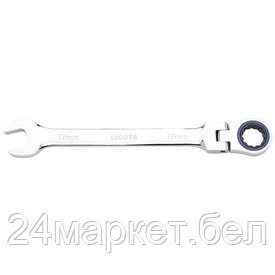 Licota ARW-12M19 Ключ комбинированный трещоточный гибкий 72 зуба 19 мм