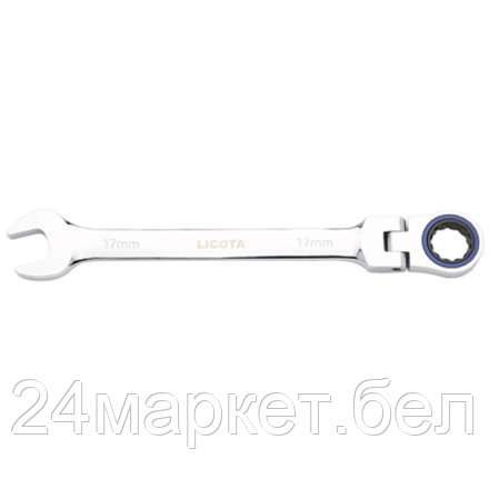 Licota ARW-12M19 Ключ комбинированный трещоточный гибкий 72 зуба 19 мм - фото 1 - id-p221103858
