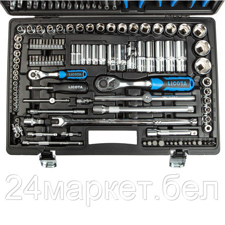 Licota ALK-8009F Набор инструментов 1/4" и 1/2" 6 гр. 143 предмета - фото 7 - id-p221104926