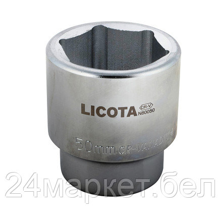 Licota N80055 Головка торцевая 6гр. 1" 55 мм - фото 1 - id-p221104114