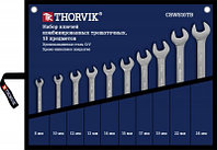 Thorvik CRWS10TB CRWS10TB Набор ключей гаечных комбинированных трещоточных в сумке, 8-24 мм, 10 предметов