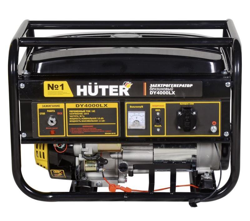 Бензиновый генератор Huter DY4000LX - фото 2 - id-p221323973