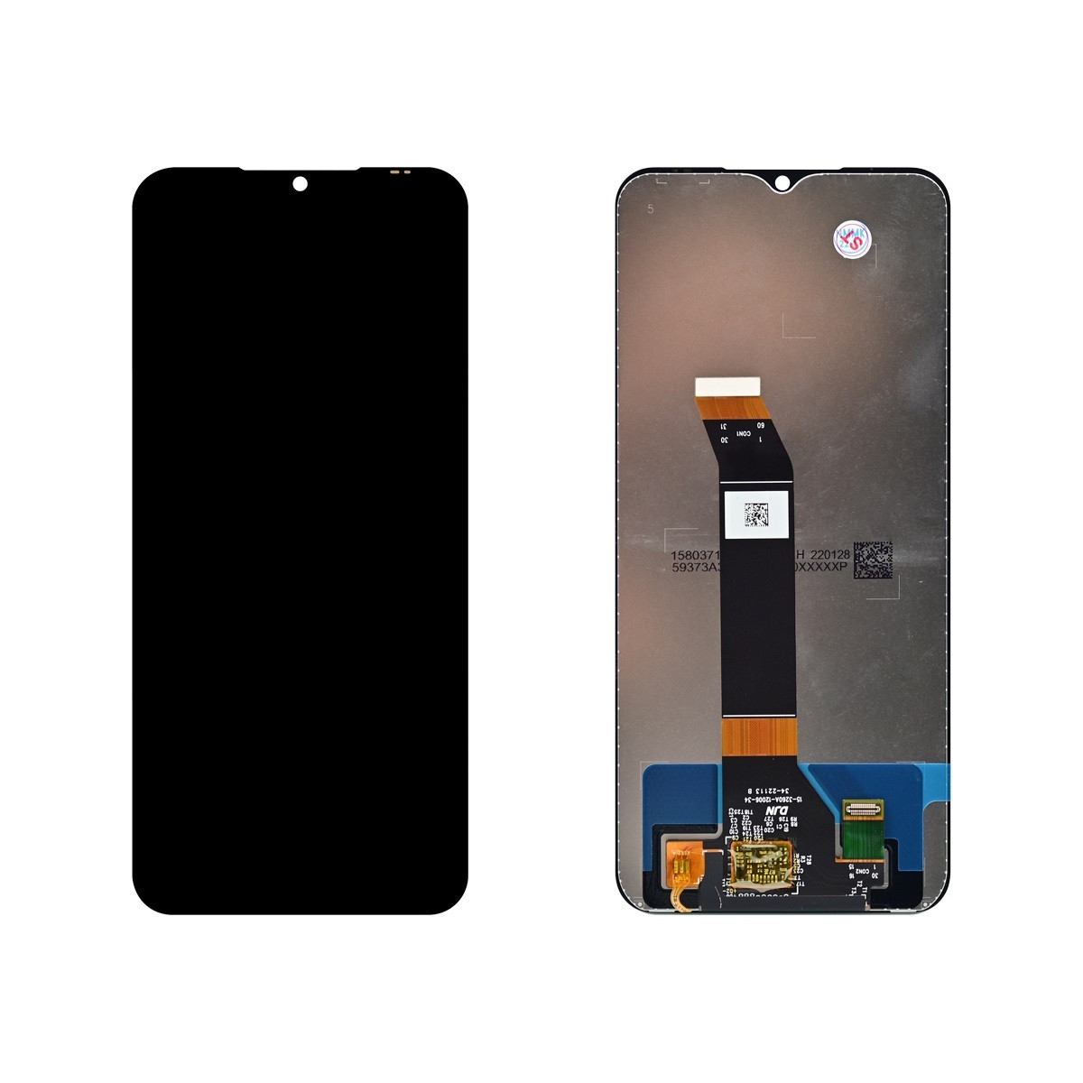 Дисплей (экран в сборе) для телефона Xiaomi Poco M5 (22041216G) (черный) ориг 100% - фото 1 - id-p221324457