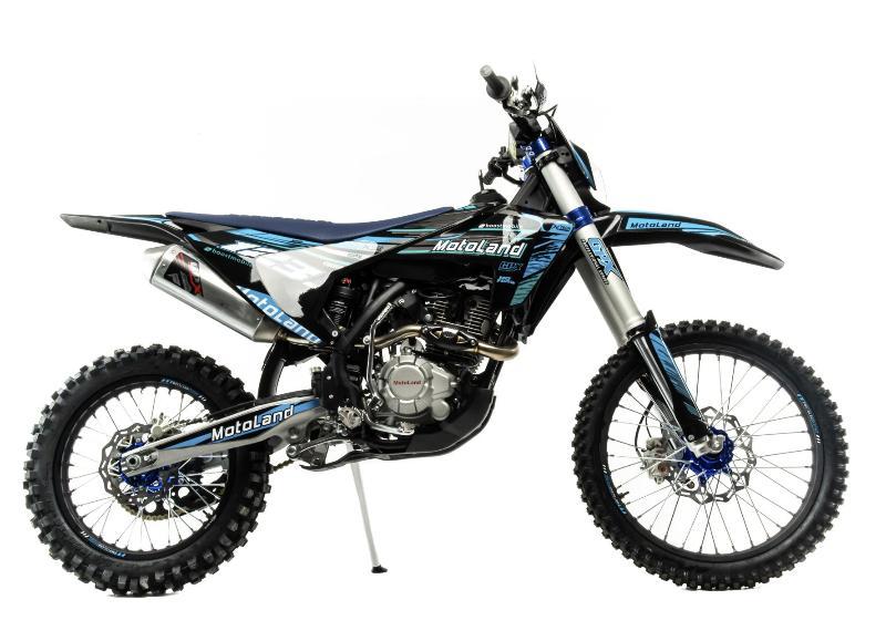 Мотоцикл Кросс Motoland XT 250 ST 21/18 (172FMM-4V) синий - фото 1 - id-p221324073