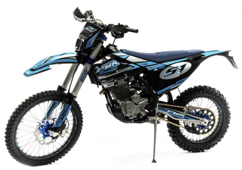Мотоцикл Кросс PWR FS250 (172FMM) (4V) синий - фото 1 - id-p221324084