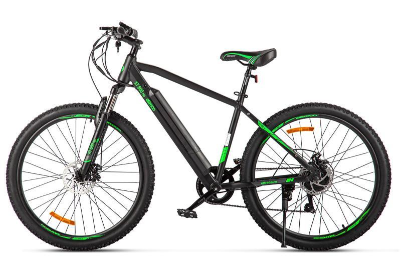 Велогибрид Eltreco XT 600 Pro Серо-зеленый - фото 2 - id-p221324153