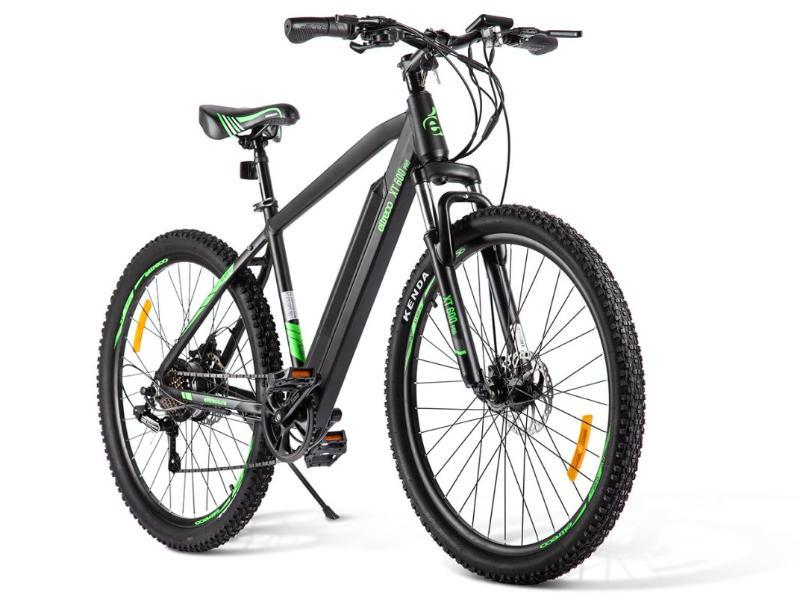 Велогибрид Eltreco XT 600 Pro Серо-зеленый - фото 3 - id-p221324153