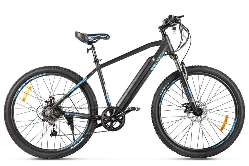 Велогибрид Eltreco XT 600 Pro черно-синий - фото 1 - id-p221324155
