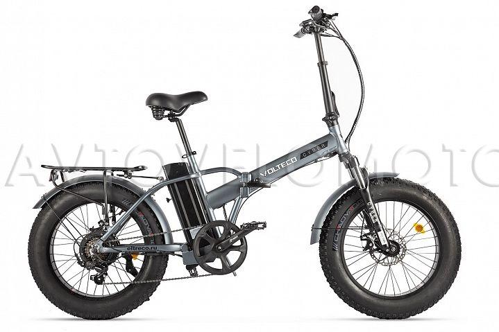 Электровелосипед VOLTECO CYBER - Серо-чёрный - фото 1 - id-p221324165