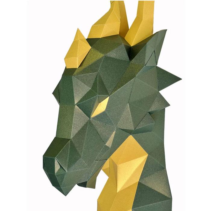Дракон Парамон. 3D конструктор - оригами из картона - фото 8 - id-p221324285
