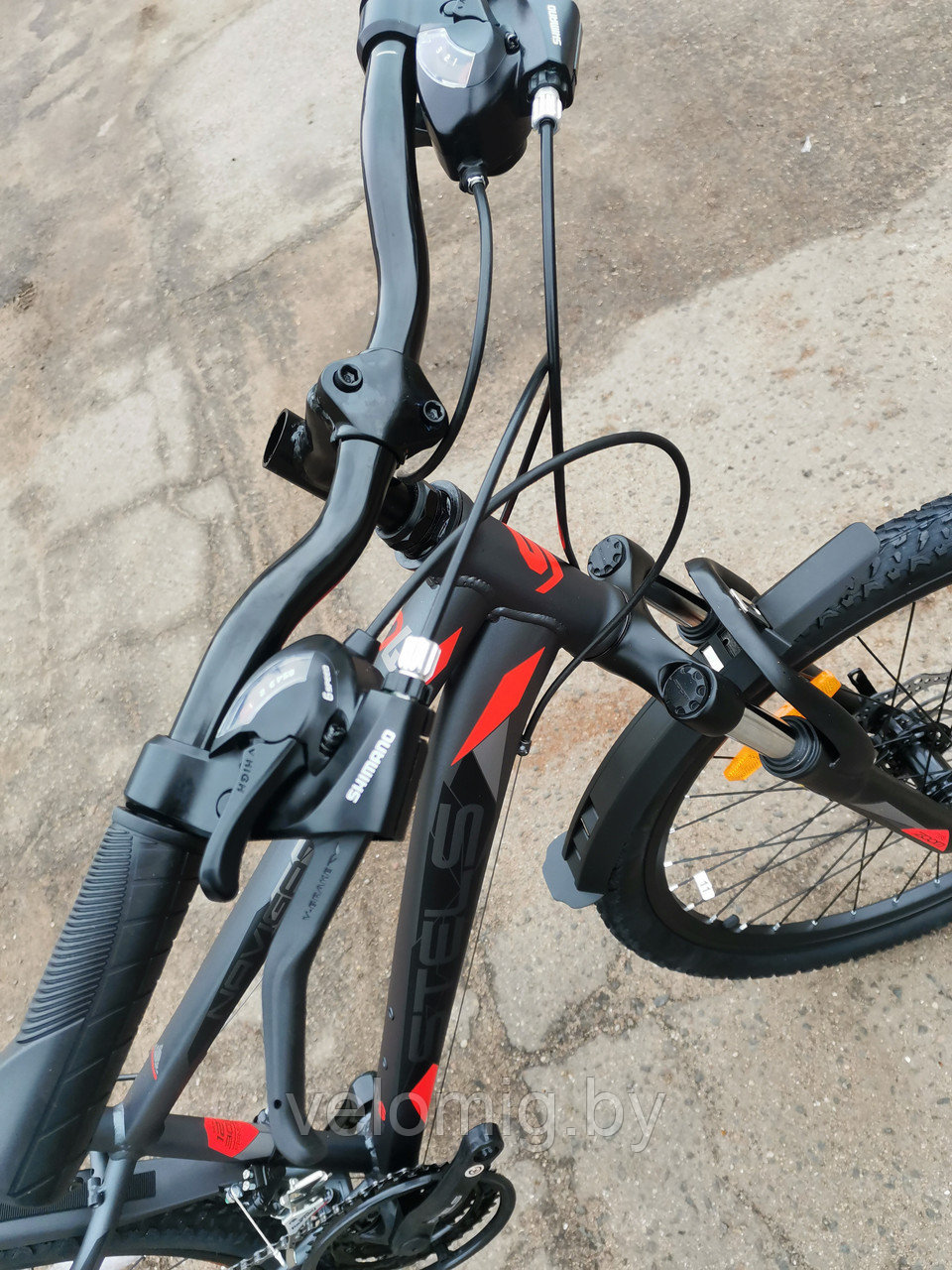 Велосипед подростковый Stels Navigator 400 MD 24 F010 (2023)(Серо-кр - фото 2 - id-p221328487