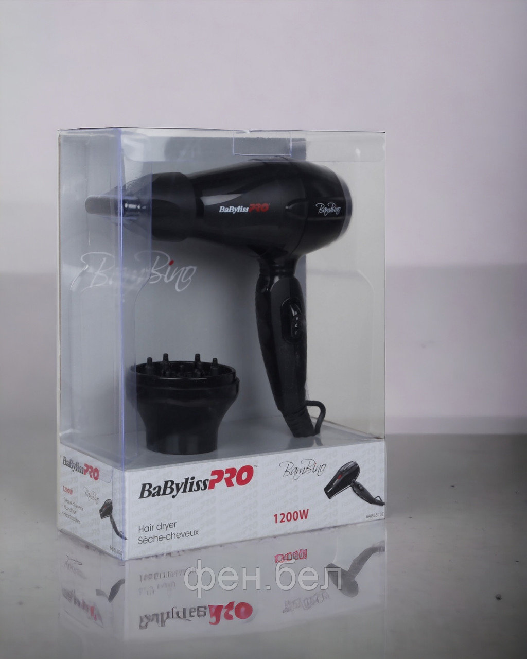 Фен дорожный BaByliss Pro BAB5510E - фото 7 - id-p54337060