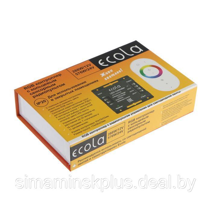Контроллер Ecola для RGB ленты, 12 24 В, 24 А, пульт ДУ, белый - фото 7 - id-p221330470