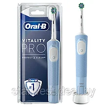 Oral-B Braun VITALITY PRO Protect X Clean Vapor Blue Cross Action Электрическая зубная щетка D103.413.3