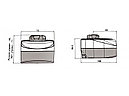 Сервопривод для 3-х ходового клапана (230В, 120s, 3-х точечный) Zeissler M050101DAB, фото 3
