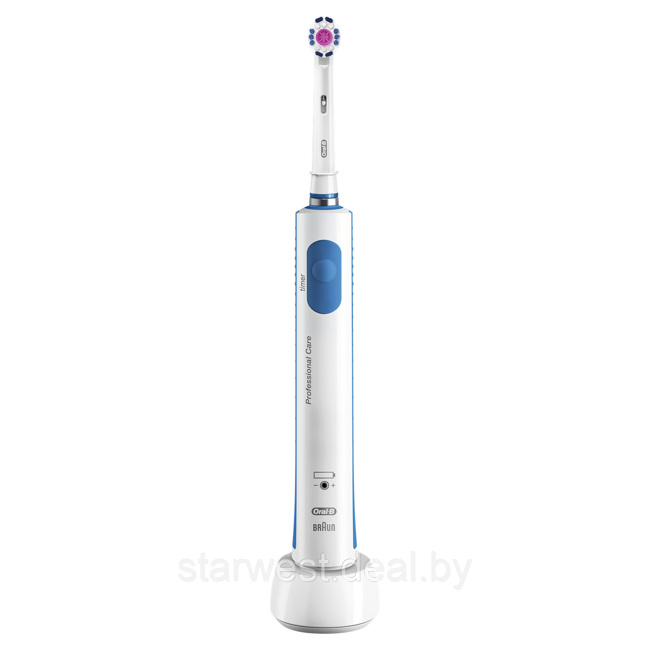 Oral-B Braun PRO 600 3D White Электрическая зубная щетка D16.513 - фото 2 - id-p221335220