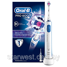 Oral-B Braun PRO 600 3D White Электрическая зубная щетка D16.513