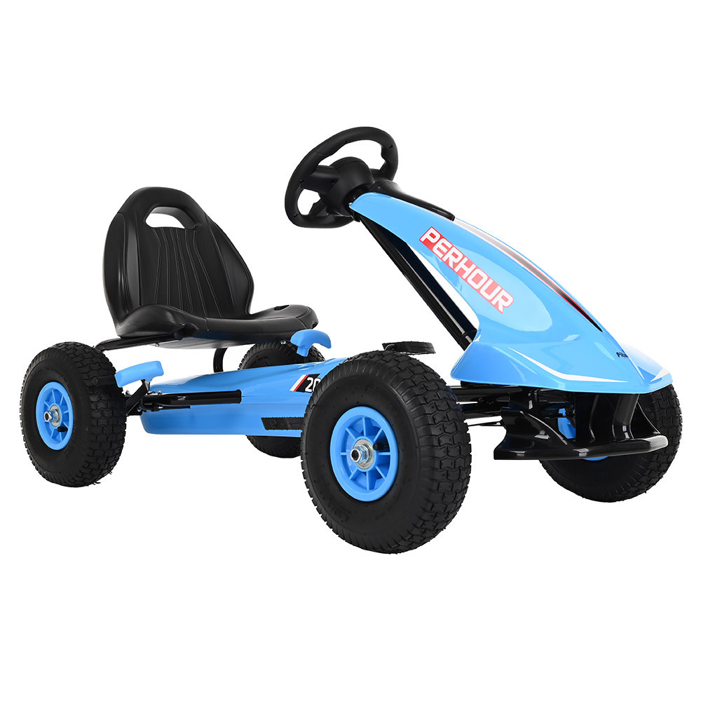 Педальный картинг PITUSO G203 надувные колеса, Синий/Blu 112*60*60 см - фото 1 - id-p221341678
