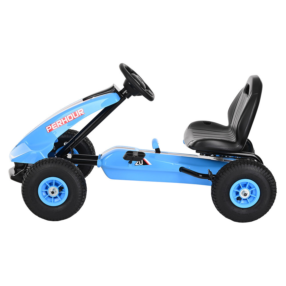 Педальный картинг PITUSO G203 надувные колеса, Синий/Blu 112*60*60 см - фото 3 - id-p221341678