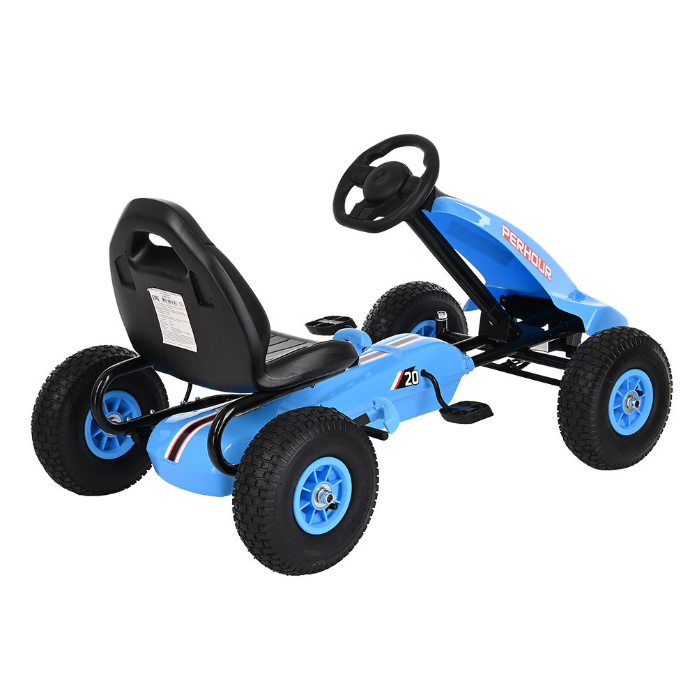 Педальный картинг PITUSO G203 надувные колеса, Синий/Blu 112*60*60 см - фото 4 - id-p221341678