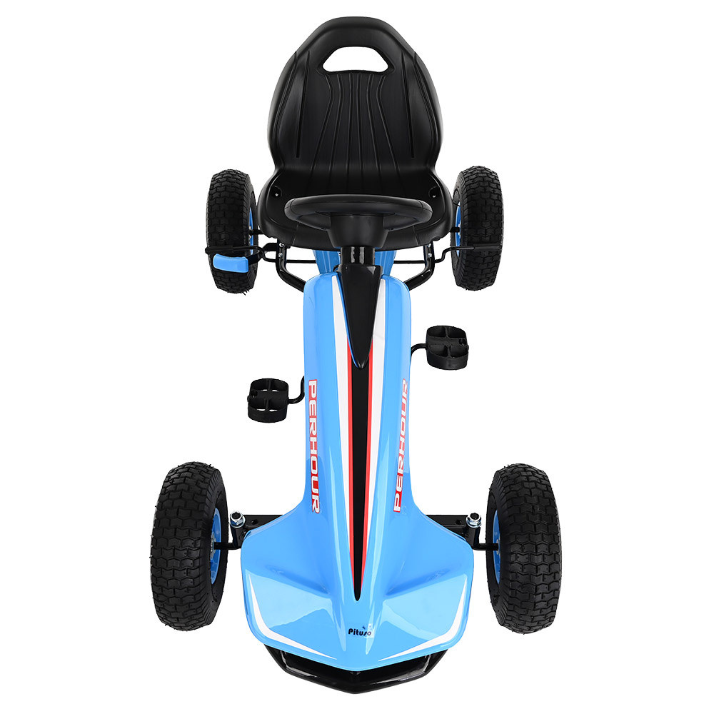 Педальный картинг PITUSO G203 надувные колеса, Синий/Blu 112*60*60 см - фото 5 - id-p221341678