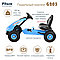 Педальный картинг PITUSO G203 надувные колеса, Синий/Blu 112*60*60 см, фото 8