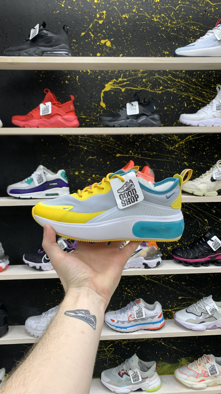 Кроссовки Nike Air Max Dia Grey Yellow - фото 1 - id-p127292889