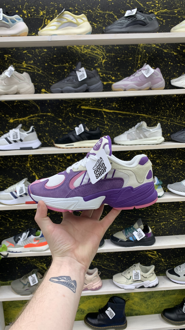 Кроссовки Adidas Yung 1 White Violet