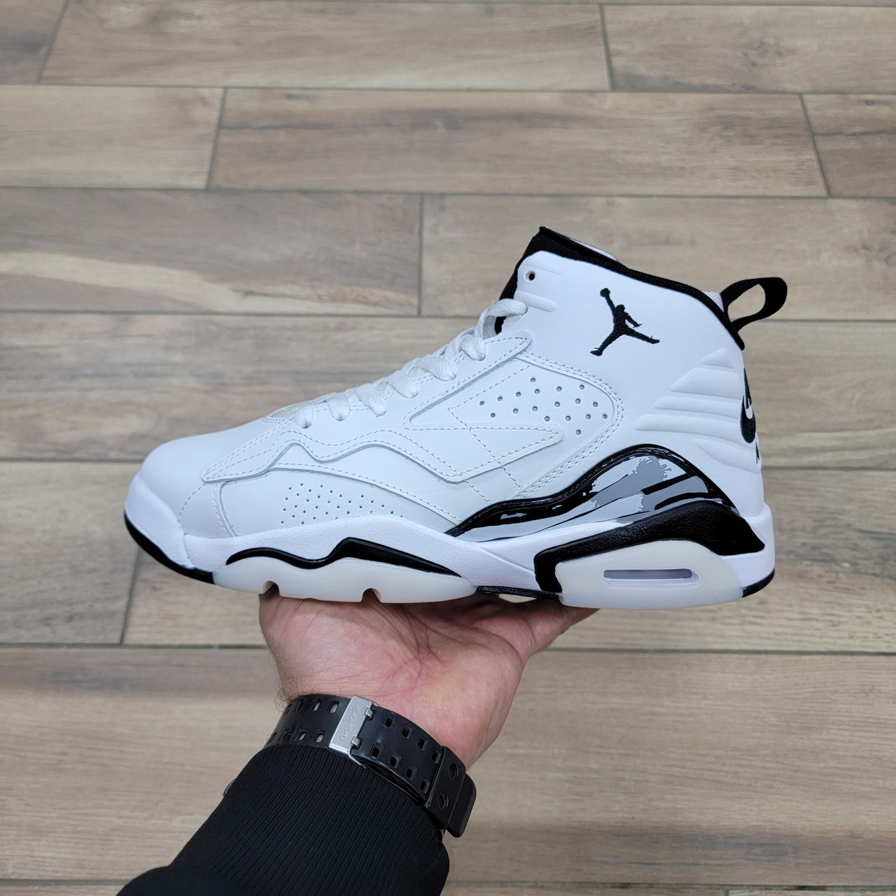 Кроссовки Air Jordan MVP PS White Black - фото 1 - id-p221147295