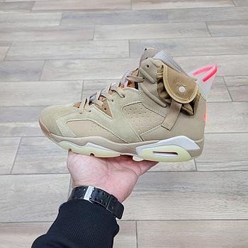 Кроссовки Travis Scott X Air Jordan 6 Retro British Khaki