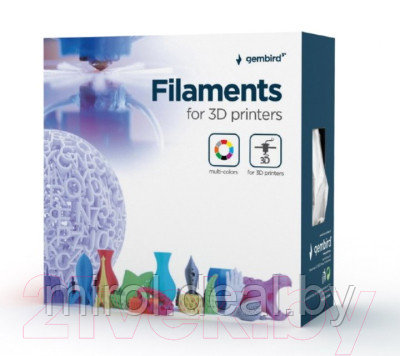 Пластик для 3D-печати Gembird 3DP-PLA3-01-W - фото 2 - id-p221350699