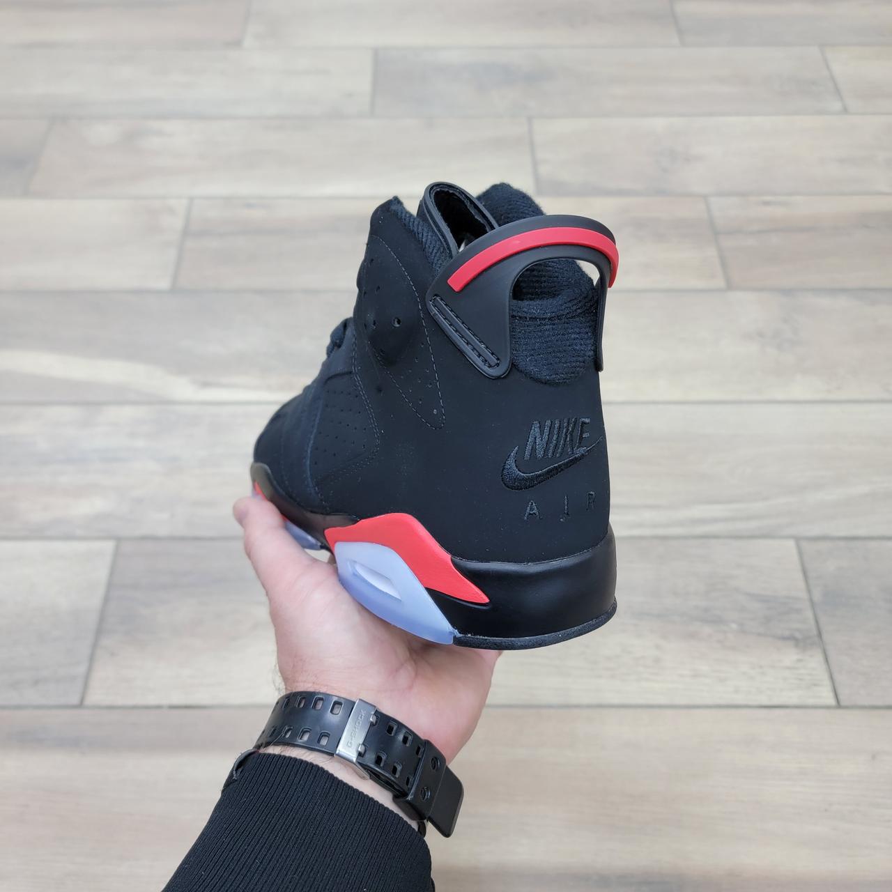 Кроссовки Air Jordan 6 Black Infrared - фото 4 - id-p58590160