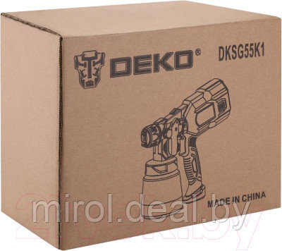 Краскопульт электрический Deko DKSG55K1 HVLP / 018-1043 - фото 6 - id-p221339903