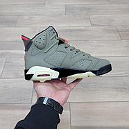 Кроссовки Travis Scott X Air Jordan 6 Retro Olive, фото 2