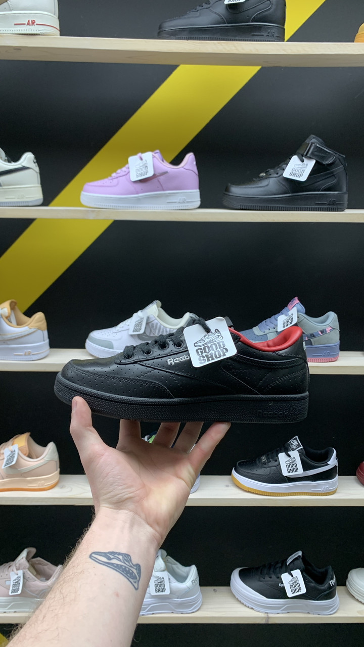 Кроссовки Reebok Club 85 Naked Black - фото 1 - id-p99016723