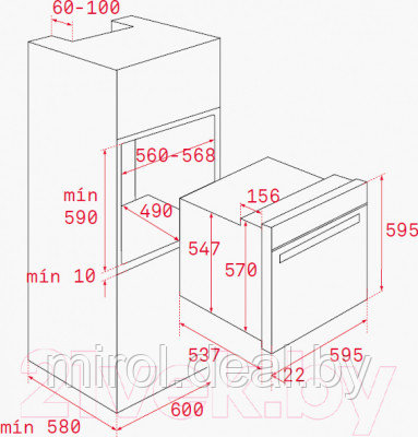 Электрический духовой шкаф Teka HSB 630 BK - фото 2 - id-p221345103