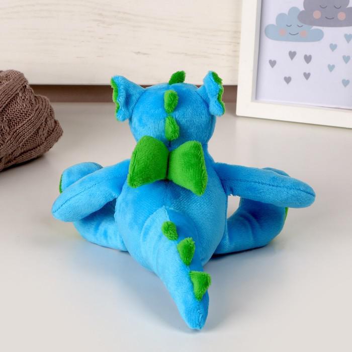 Мягкая игрушка "Дракоша со звёздами", 14 см, цвет голубой - фото 3 - id-p220984735