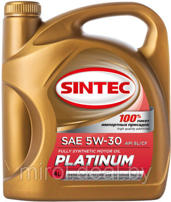 Моторное масло Sintec Platinum 7000 5W30 A3/B4 / 600144 - фото 1 - id-p221340438