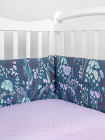 Бортик в кроватку Amarobaby Flower Dreams / AMARO-3104-FD